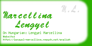 marcellina lengyel business card